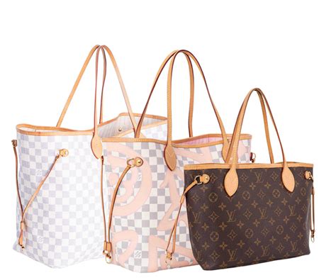 lv neverfull bag sizes